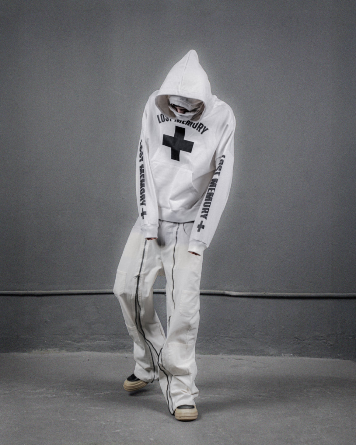 Lost Memory Cropped Hoodie